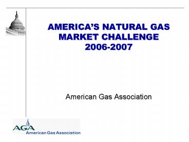 AMERICAS NATURAL GAS MARKET CHALLENGE 20062007