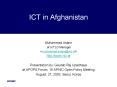 ISPs in Afghanistan. CeReTechs Center for Research and Tec PowerPoint PPT Presentation