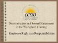 Discrimination and Sexual Harassment in the Workplace Training PowerPoint PPT Presentation