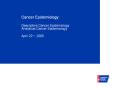 Cancer Epidemiology: PowerPoint PPT Presentation