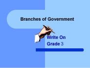 Branches of Government