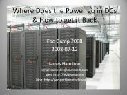 Where Does the Power go in DCs