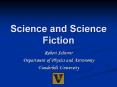 Science and Science Fiction PowerPoint PPT Presentation