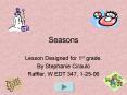 Seasons PowerPoint PPT Presentation