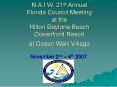 N.A.I.W. 21st Annual Florida Council Meeting at the Hilton Daytona Beach Oceanfront Resort at Ocean PowerPoint PPT Presentation