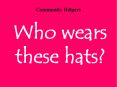 Who wears these hats? PowerPoint PPT Presentation