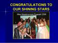 CONGRATULATIONS TO OUR SHINING STARS PowerPoint PPT Presentation