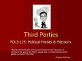 Third Parties PowerPoint PPT Presentation