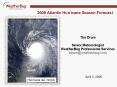 2009 Atlantic Hurricane Season Forecast PowerPoint PPT Presentation