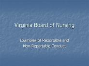 Virginia Board of Nursing