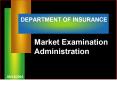 DEPARTMENT OF INSURANCE PowerPoint PPT Presentation