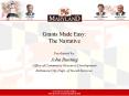 Grants Made Easy: The Narrative PowerPoint PPT Presentation