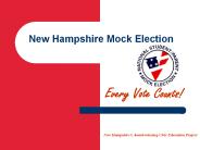 New Hampshire Mock Election