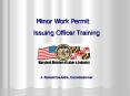 Minor Work Permit PowerPoint PPT Presentation