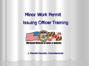 Minor Work Permit