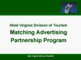 West Virginia Division of Tourism PowerPoint PPT Presentation