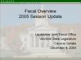 Fiscal Overview 2005 Session Update PowerPoint PPT Presentation