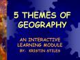 5 THEMES OF GEOGRAPHY PowerPoint PPT Presentation