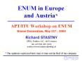 ENUM in Europe and Austria PowerPoint PPT Presentation