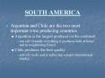 SOUTH AMERICA PowerPoint PPT Presentation