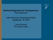 Access to Information: Bolivia