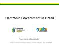 Electronic Government in Brazil PowerPoint PPT Presentation