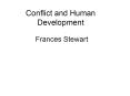 Conflict and Human Development PowerPoint PPT Presentation