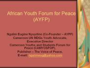 African Youth Forum for Peace (AYFP)