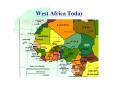 West Africa Today PowerPoint PPT Presentation