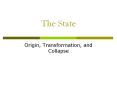 The State PowerPoint PPT Presentation