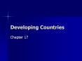 Developing Countries PowerPoint PPT Presentation