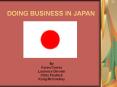 DOING BUSINESS IN JAPAN PowerPoint PPT Presentation