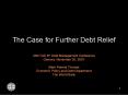 The Case for Further Debt Relief PowerPoint PPT Presentation