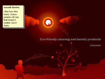 Eco-friendly cleaning and laundry products