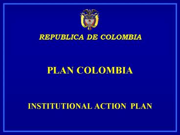 REPUBLICA DE COLOMBIA