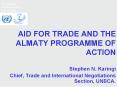 AID FOR TRADE AND THE ALMATY PROGRAMME OF ACTION PowerPoint PPT Presentation