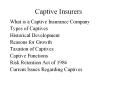 Captive Insurers PowerPoint PPT Presentation