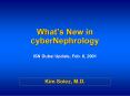 Whats New in cyberNephrology ISN Dubai Update, Feb. 6, 2001 PowerPoint PPT Presentation