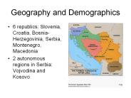 Geography and Demographics