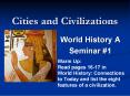 Cities and Civilizations PowerPoint PPT Presentation