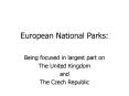 European National Parks: PowerPoint PPT Presentation