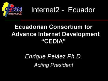 Internet2 Ecuador