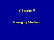 Emerging Markets