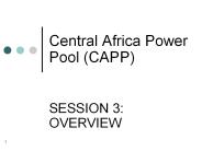Central Africa Power Pool (CAPP)