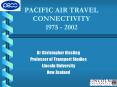 PACIFIC AIR TRAVEL CONNECTIVITY 1975 2002 PowerPoint PPT Presentation