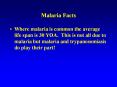 Malaria Facts PowerPoint PPT Presentation