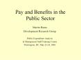 Pay and Benefits in the Public Sector PowerPoint PPT Presentation