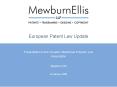 European Patent Law Update PowerPoint PPT Presentation