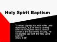 Holy Spirit Baptism PowerPoint PPT Presentation