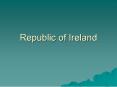 Republic of Ireland PowerPoint PPT Presentation